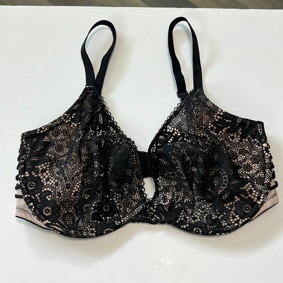 Victoria's Secret Other - Victoria’s Secret Very Sexy Unlined Lace Bra with Tie-up Accent on Sides
